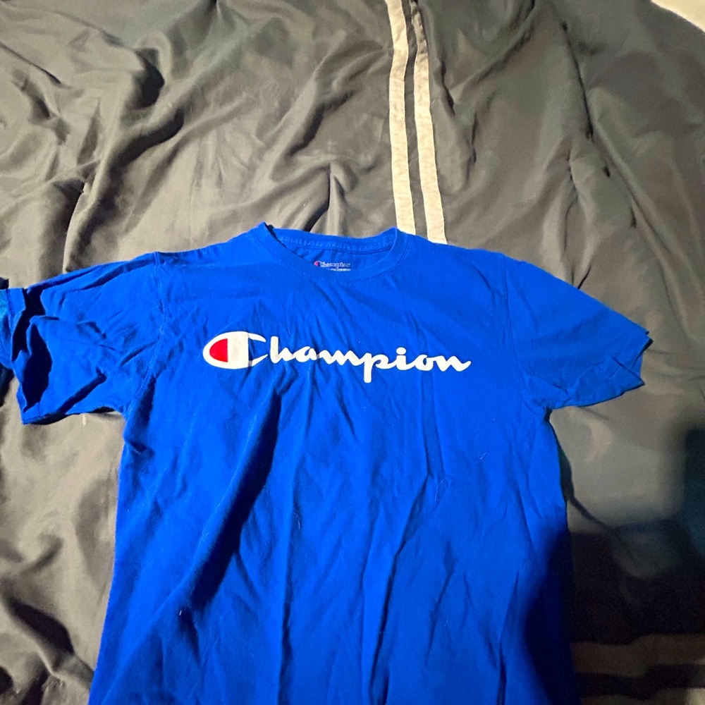Champion Blue Short Sleeve Tee